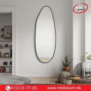 Огледало 105*40см црно ек532-1