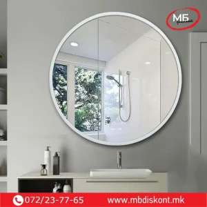 Огледало ф70см бело ек532-8