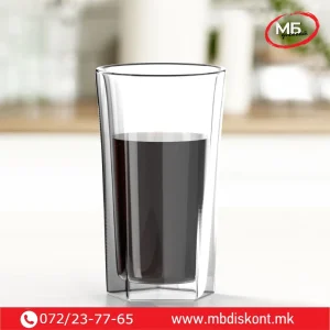 Чаша дупло стакло 320мл ек182-46