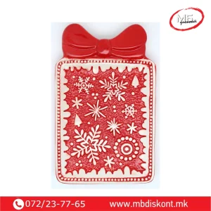 Нов. Тањир со машна порцелан