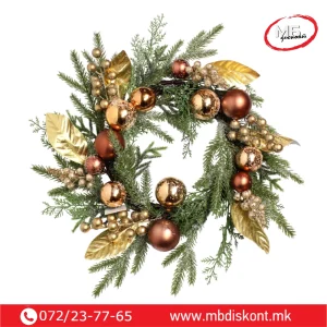 Венец со лампиони Ø55см