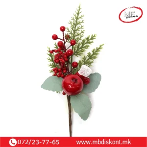 Гранка јаболко чизма 30см декорација