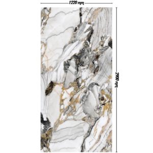 ПВЦ Панел Сиво и Златно