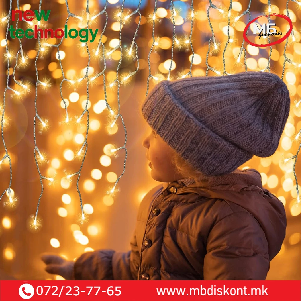 Sijalicki zavesa 300x300sm