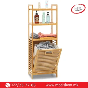Корпа за Алишта Бамбус Со Полици